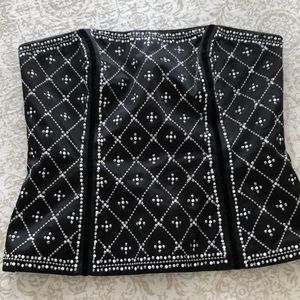 White House Black Market strapless top.